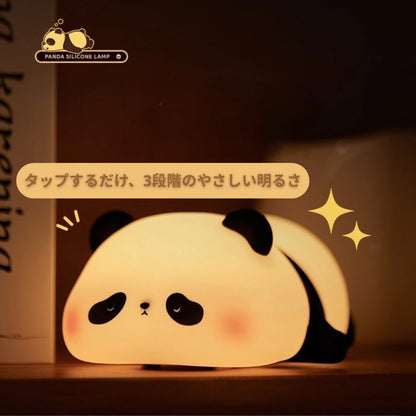 🐼🌙Panda Night Lights ふわっと灯る、パンダのやさしいおやすみライト✨ 眠る前の部屋を、ほっと落ち着く空間に変えます。